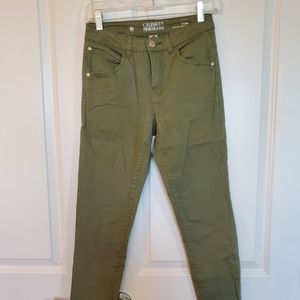 Celebrity Pink Green skinny jeans